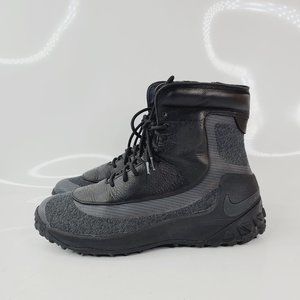 Nike Zoom Kynsi Jacquard 806973-001 Mens Black Waterproof Ankle Boots Size 10